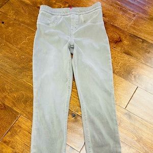 Gray Spanx Jean-ish Ankle Legging